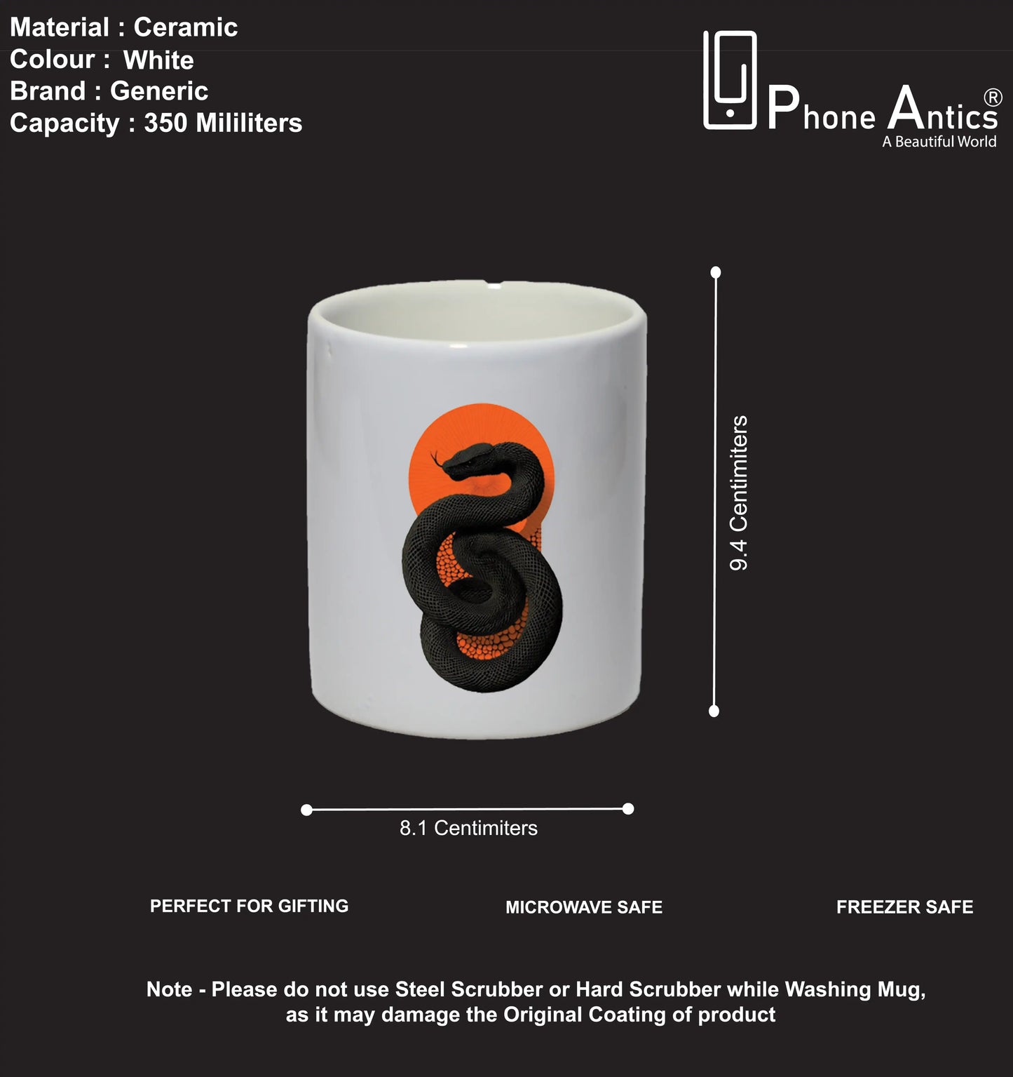 Black Serpent - Mug Infographic