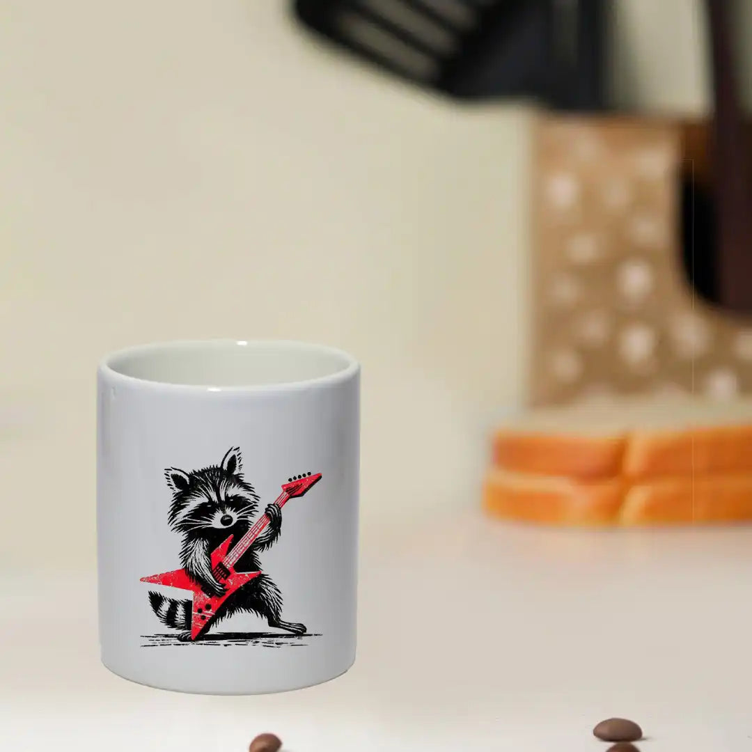 Rock Raccoon - Mug Infographic