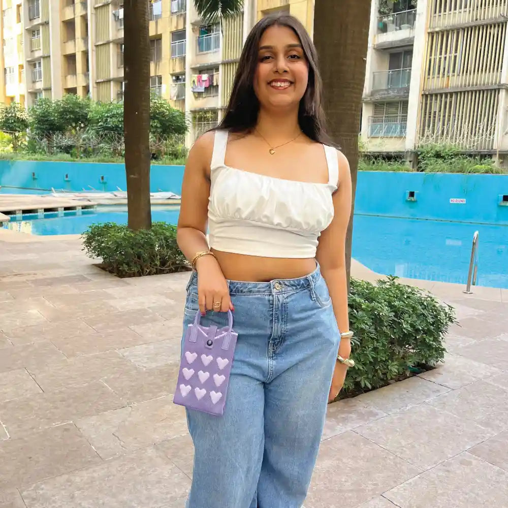 Jute Crossbody Sling Bag for Women Infographic