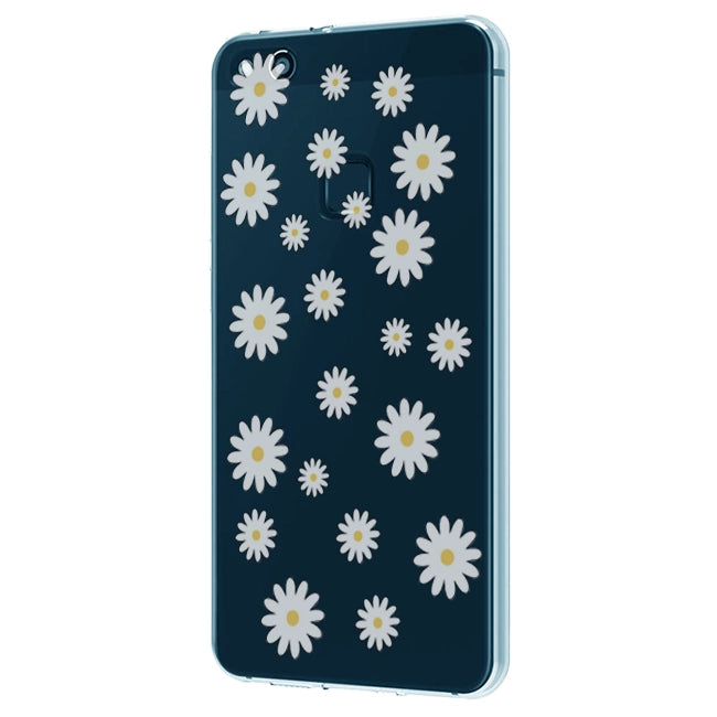 White Flowers - Clear Printed Silicone Case For OnePlus Models
