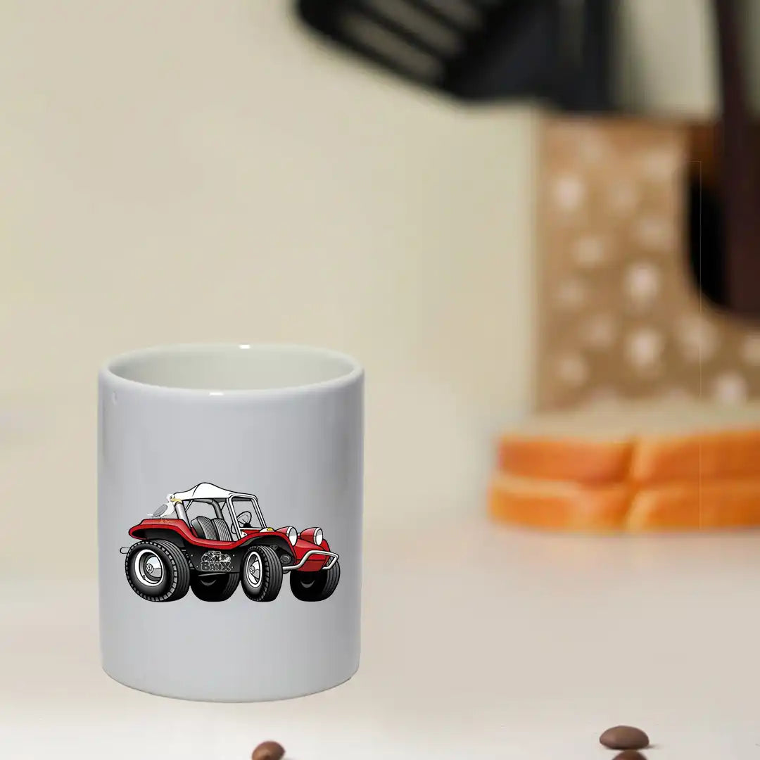 Red Buggy - Mug Infographic