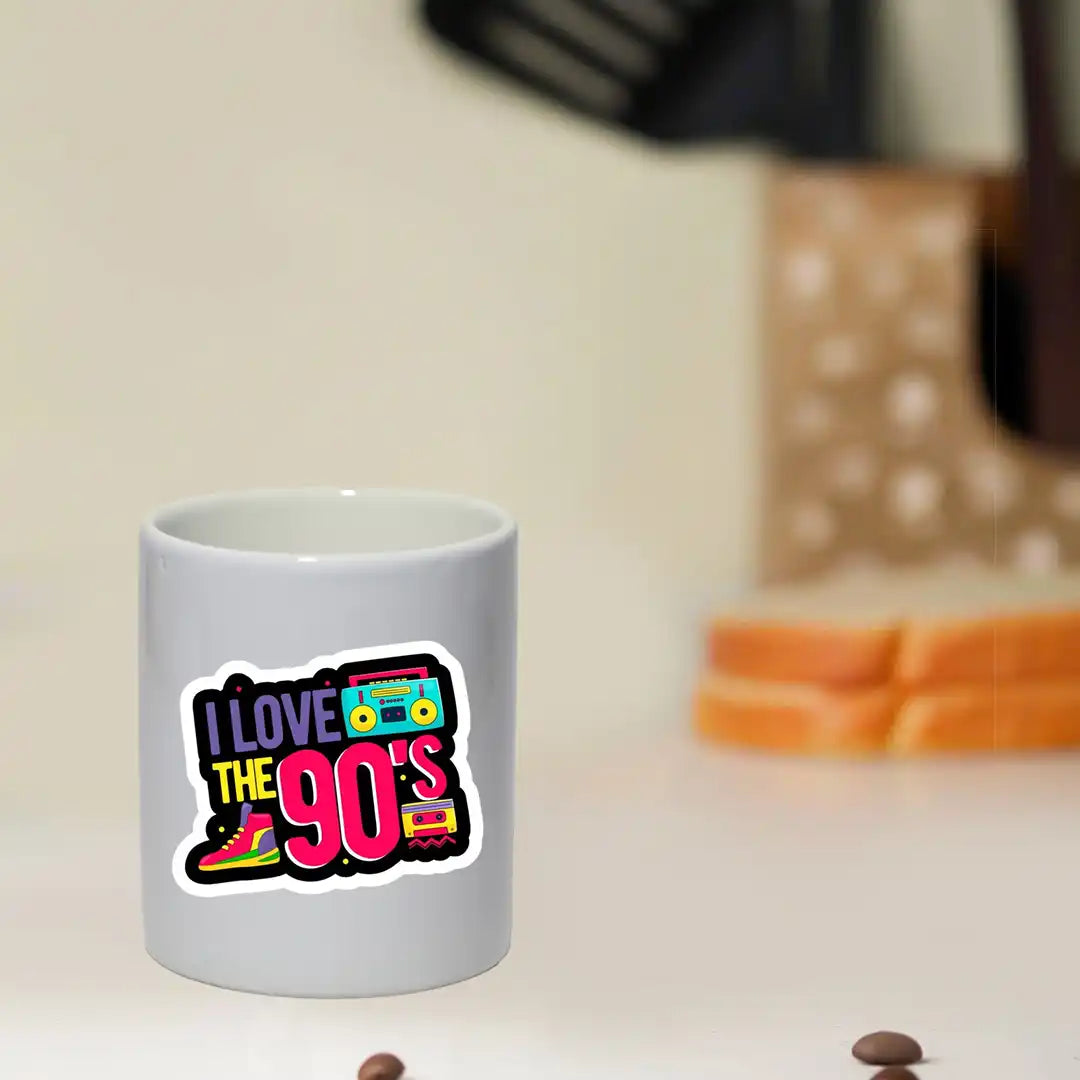 I Love The 90’s - Mug Infographic