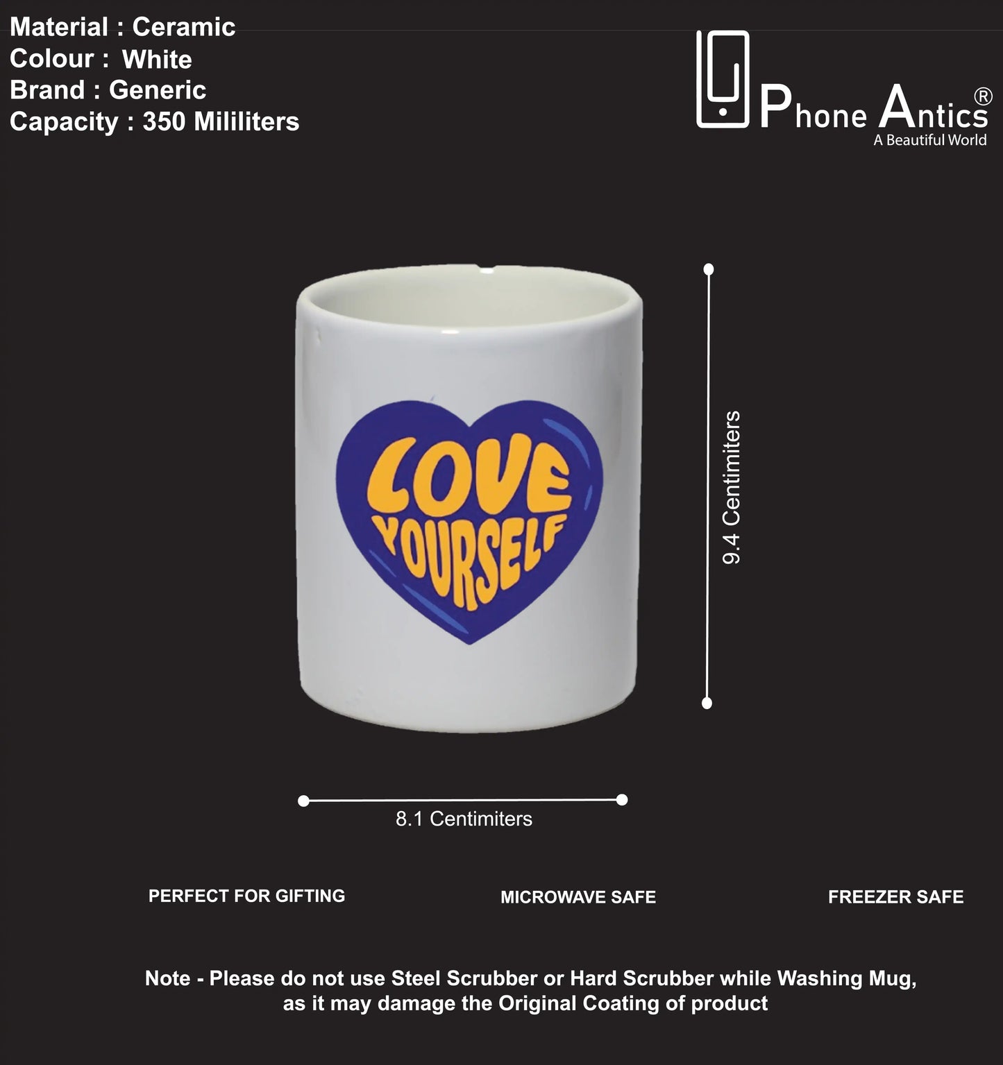 Love Yourself - Mug Infographic