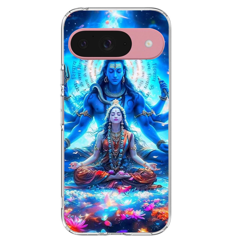 Shiv Parvati - Printed Silicone Case For Google Pixel Infographic