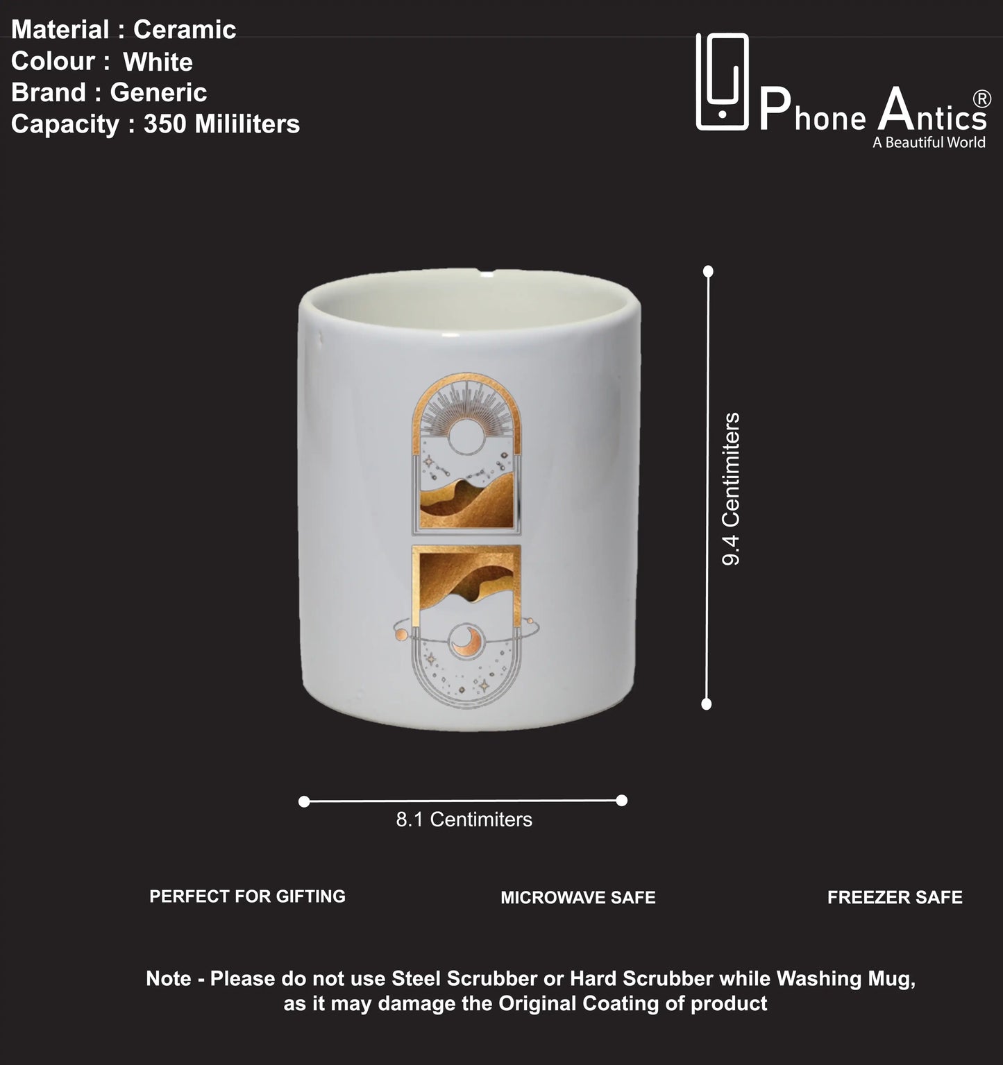 Golden Geometry - Mug Infographic