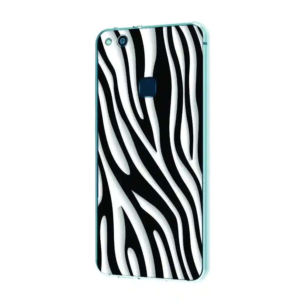 Zebra Print - Clear Printed Silicone Case For Apple iPhone Infographic