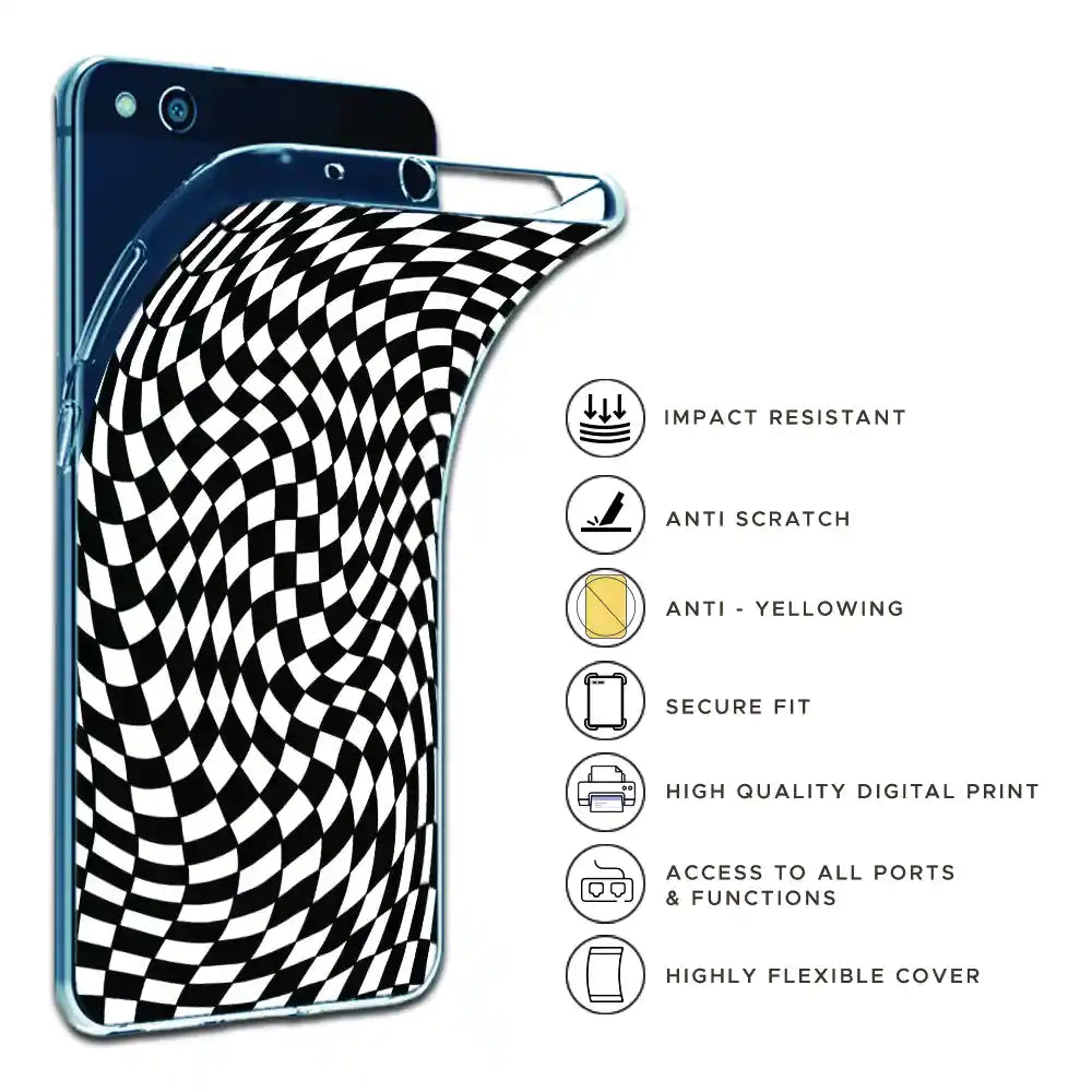 Checks - Printed Silicone Case For Apple iPhone Infographic