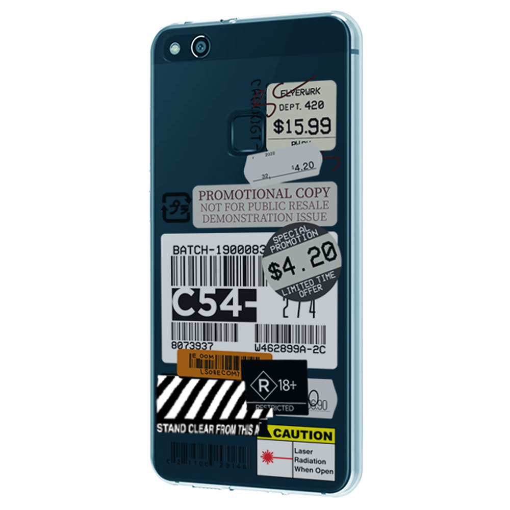 Labels - Clear Printed Case For iPhone Models infogrphic
