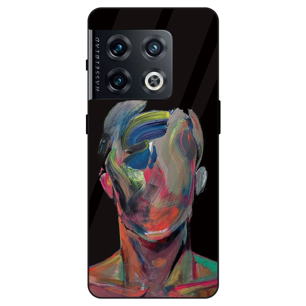 Face Oil Painting - Glass Case for OnePlus 11