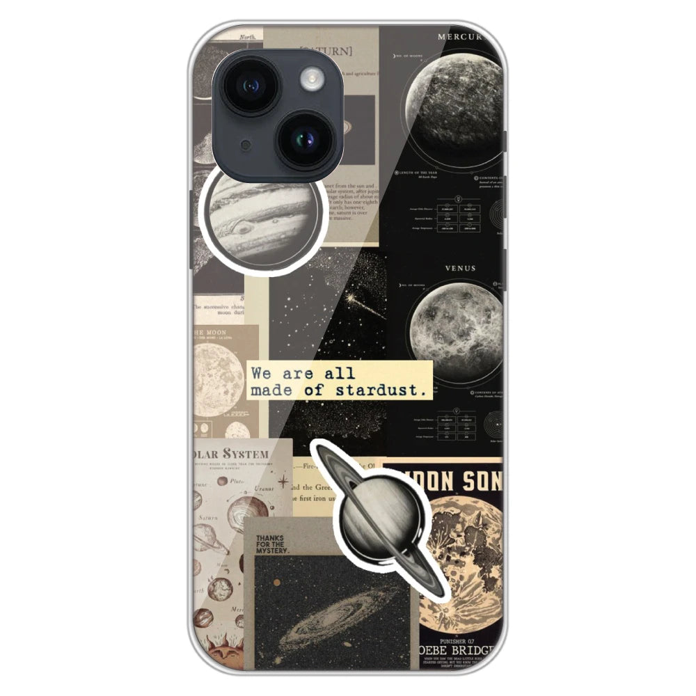 Planets - Printed Silicone Case For Apple iPhone 13 Mini