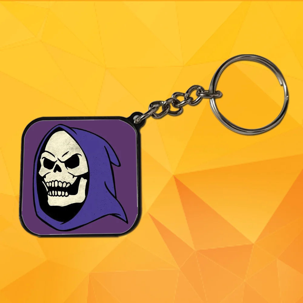 Skeleton - Keychain With Black Border (Pack Of 2)