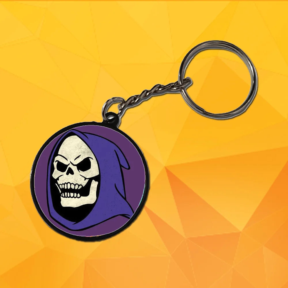 Skeleton - Keychain With Black Border (Pack Of 2)