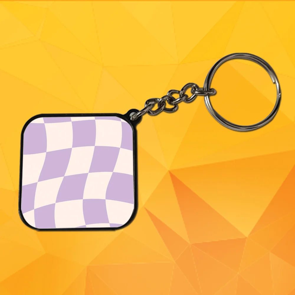 Chess - Keychain With Black Border (Pack Of 2)
