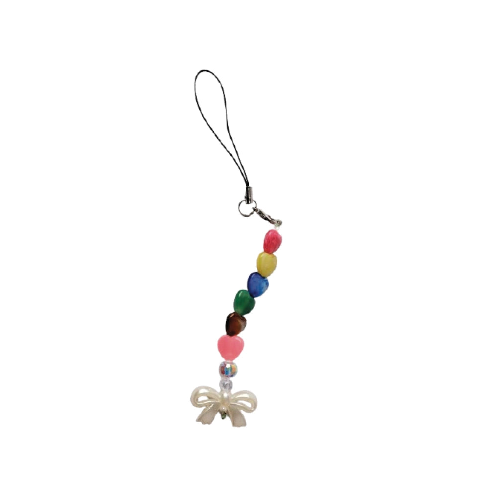 Colourful Hearts - A Combo of Mini Phone Charms