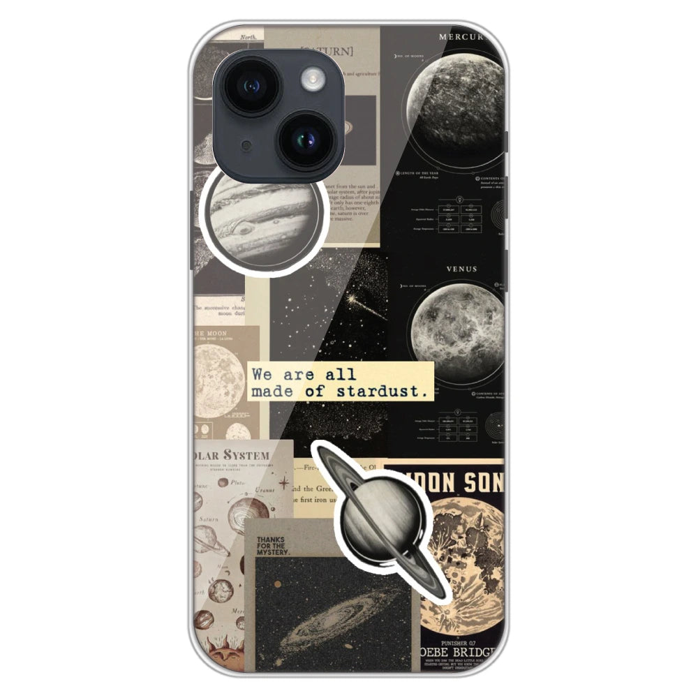 Planets - Printed Silicone Case For Apple iPhone 14