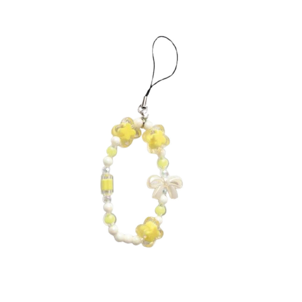 Bows & Pearls - A Combo Of 2 Mini Round Phone Charms