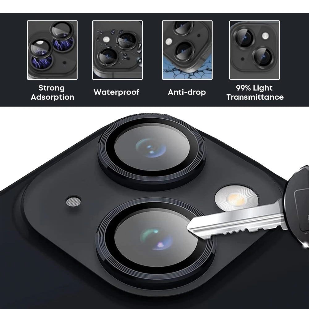Metallic Camera Lens Protector- Gold infographic