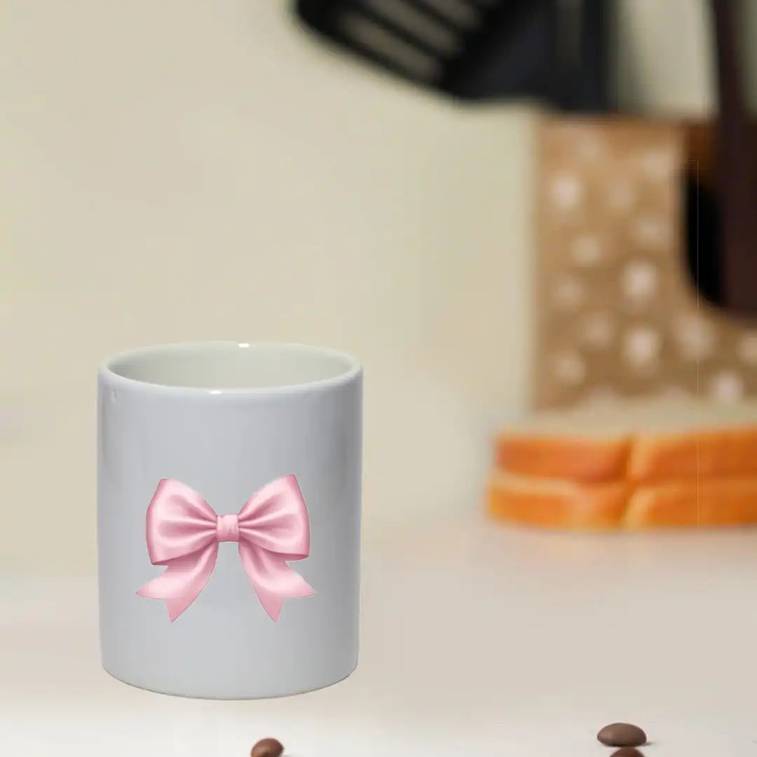 Lite Pink Bow - Mug Infographic