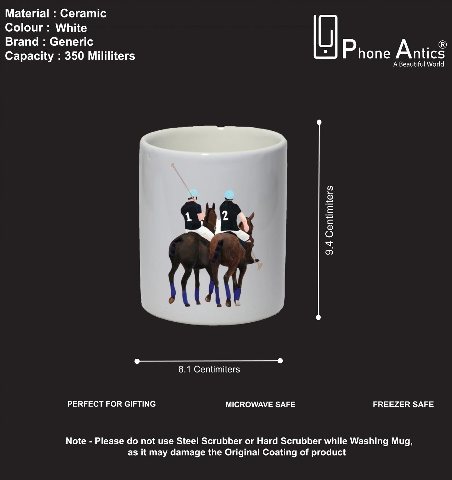 Polo Riders - Mug Infographic