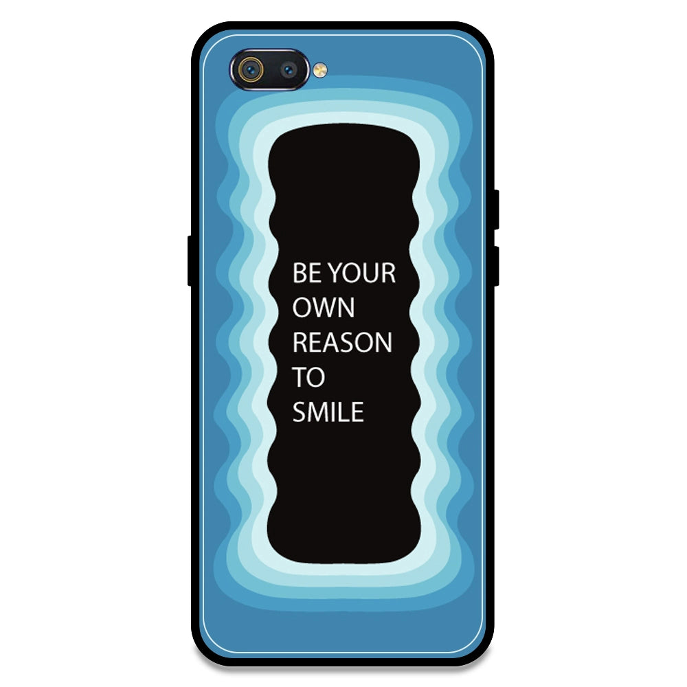 'Be Your Own Reason To Smile' - Blue Armor Case For Realme Models Realme C2