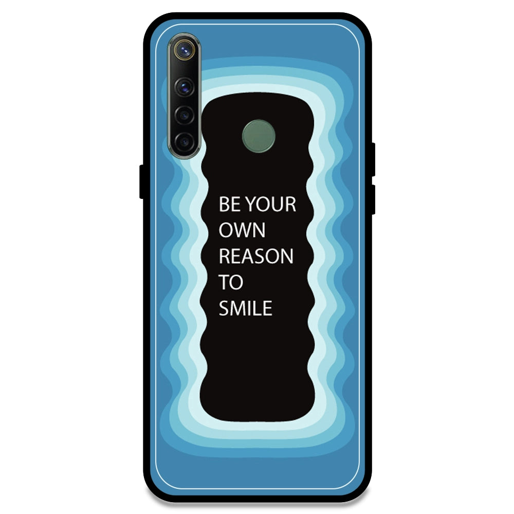 'Be Your Own Reason To Smile' - Blue Armor Case For Realme Models Realme Narzo 10