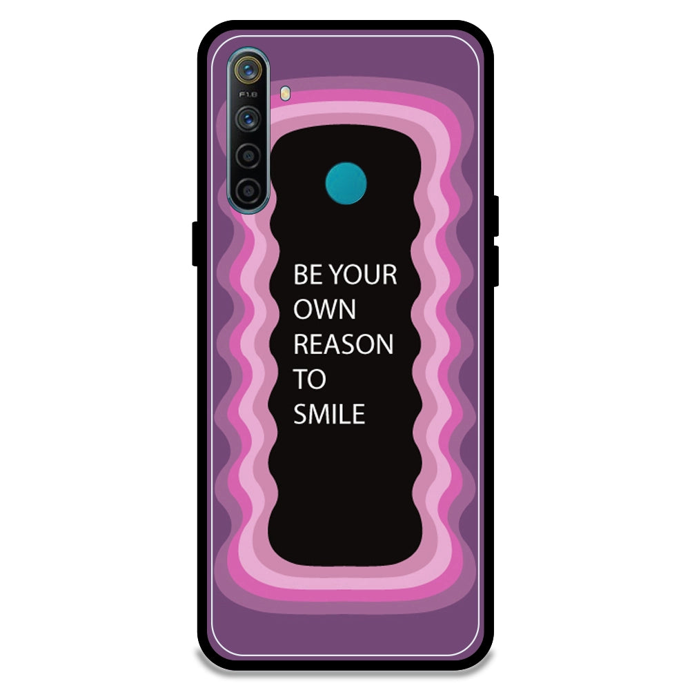 'Be Your Own Reason To Smile' - Pink Armor Case For Realme Models Realme 5i