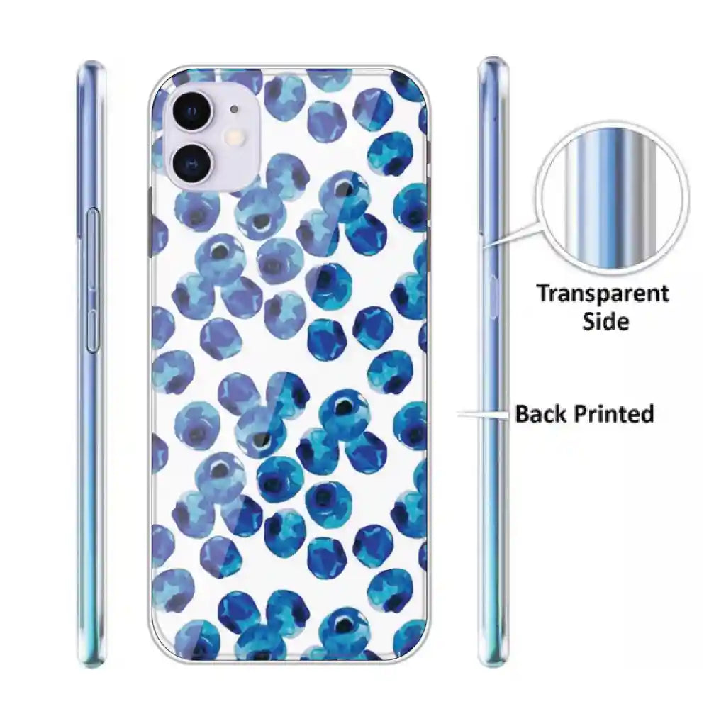 Blueberries - Printed Silicone Case For Apple iPhone Infographic