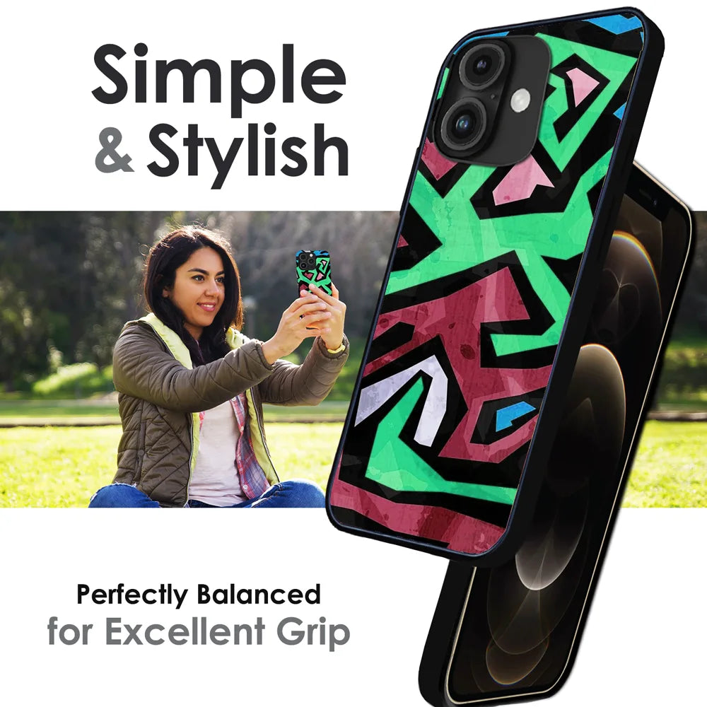 'Wild And Wacky - Glossy Metal Silicone Case For Apple iPhone Infographic