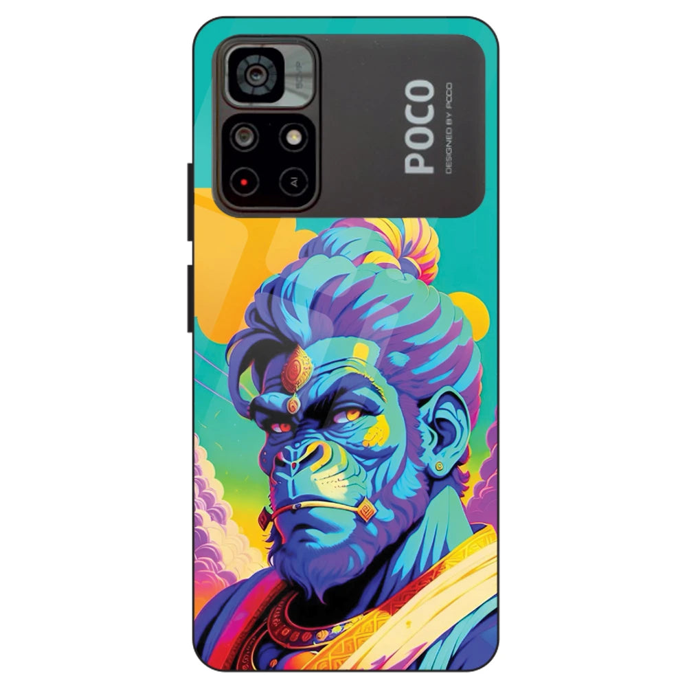 Lord Hanuman - Glass Cases For Poco Models