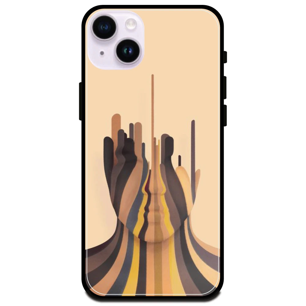 Drained - Glossy Metal Silicone Case For Apple iPhone Models iPhone 15 Plus