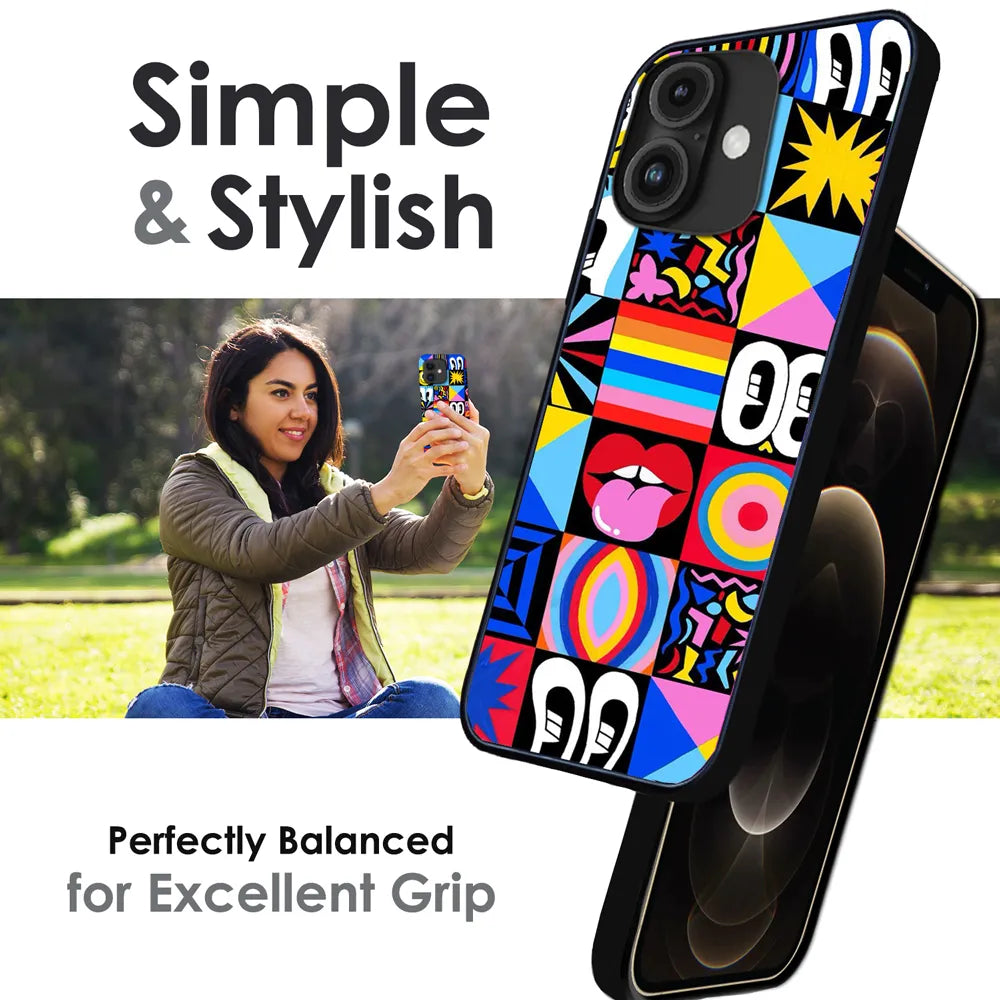 'Funky Fresh - Glossy Metal Silicone Case For Apple iPhone Infographic