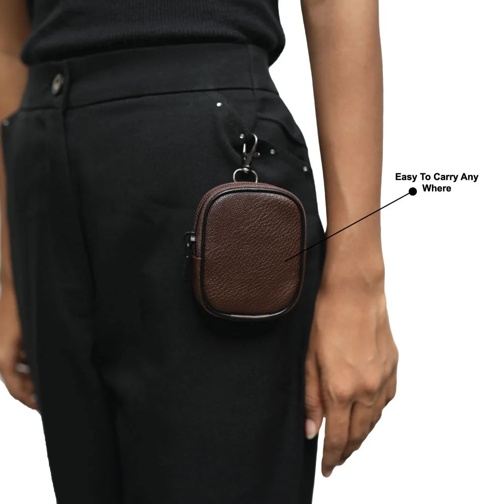 Dark Brown Leather - EarPods Pouches