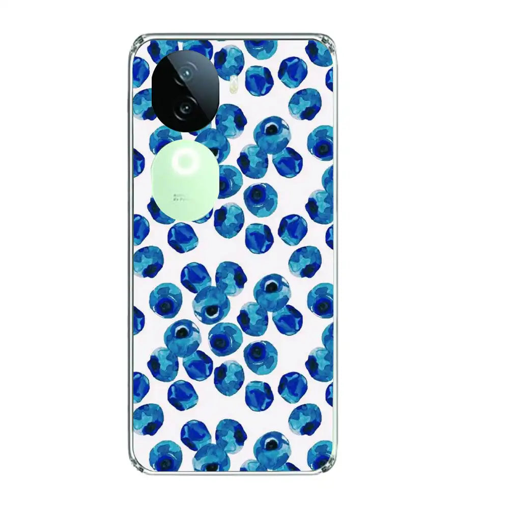 Blueberries - Printed Silicone Case For IQOO Infographic
