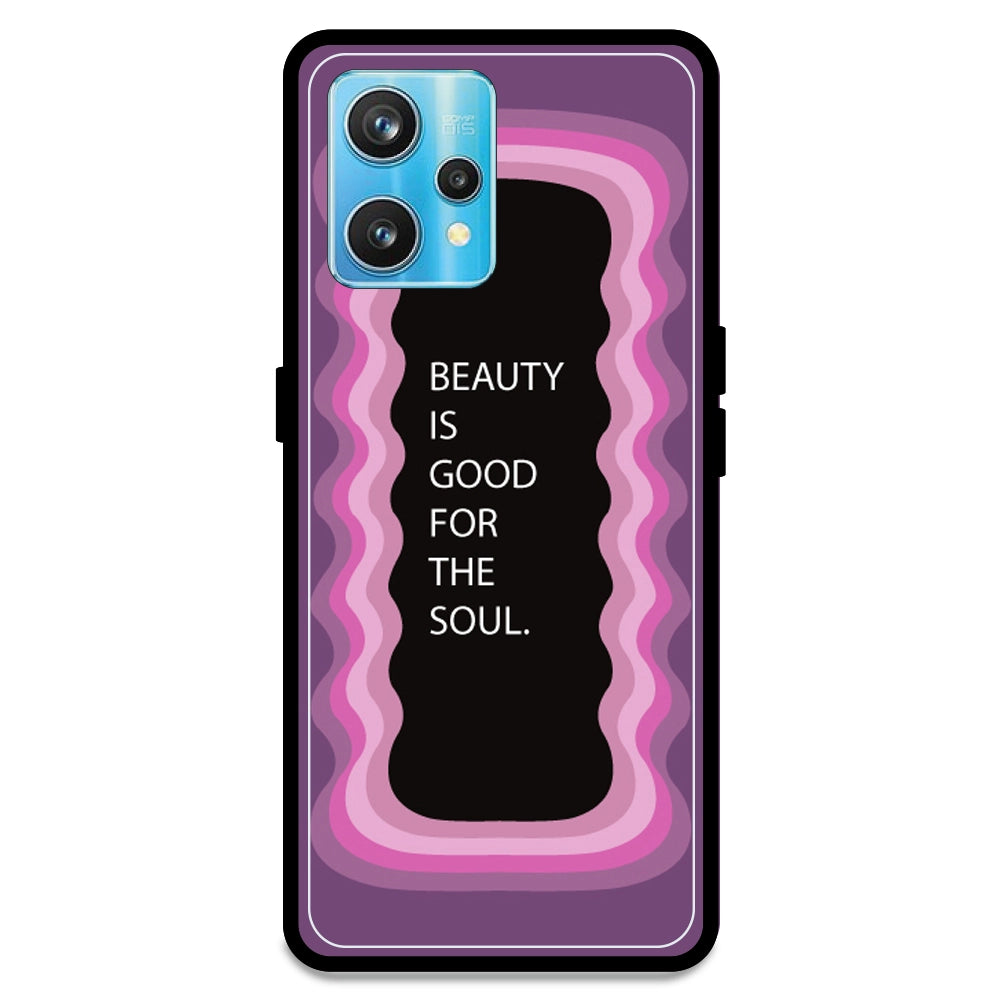 'Beauty Is Good For The Soul' - Pink Armor Case For Realme Models Realme 9 Pro Plus
