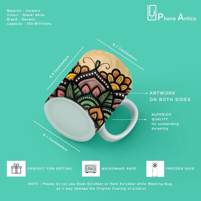 Mandala Art- Mug infographic