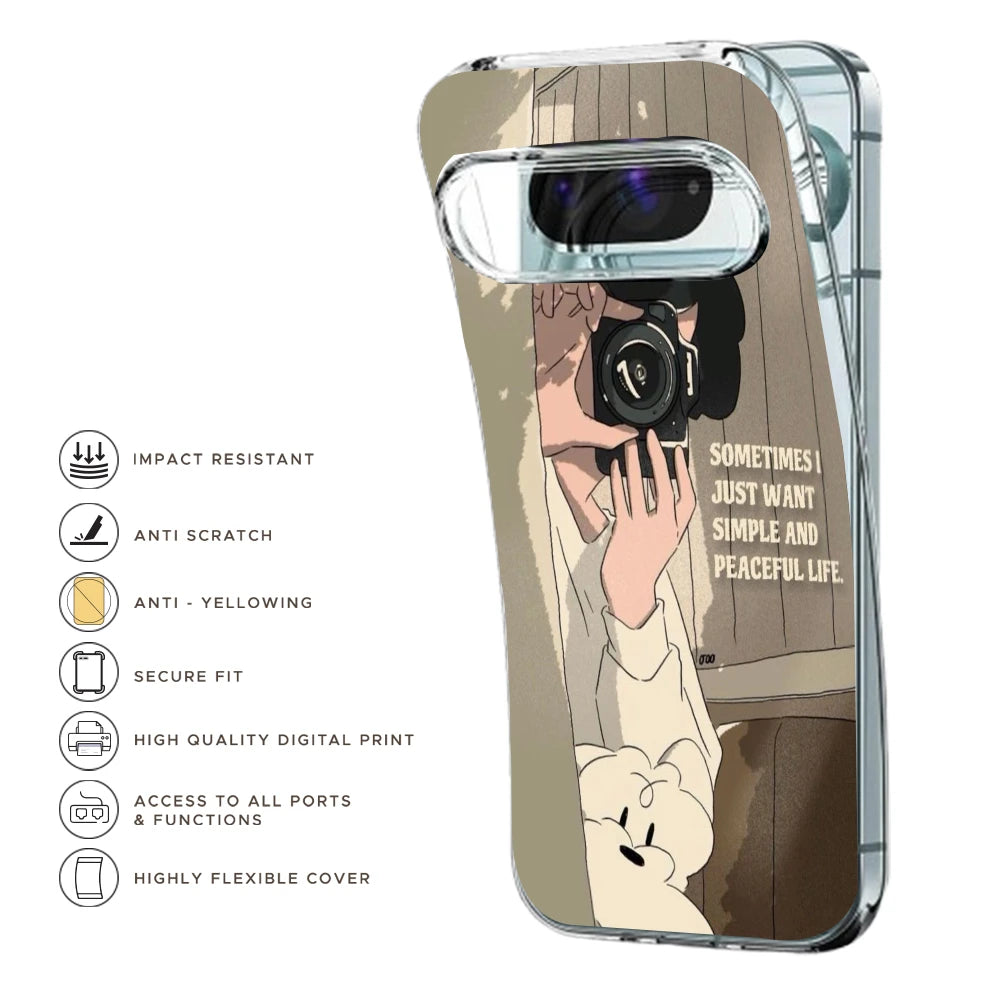 Photographer - Printed Silicone Case For Google Pixel Infographic