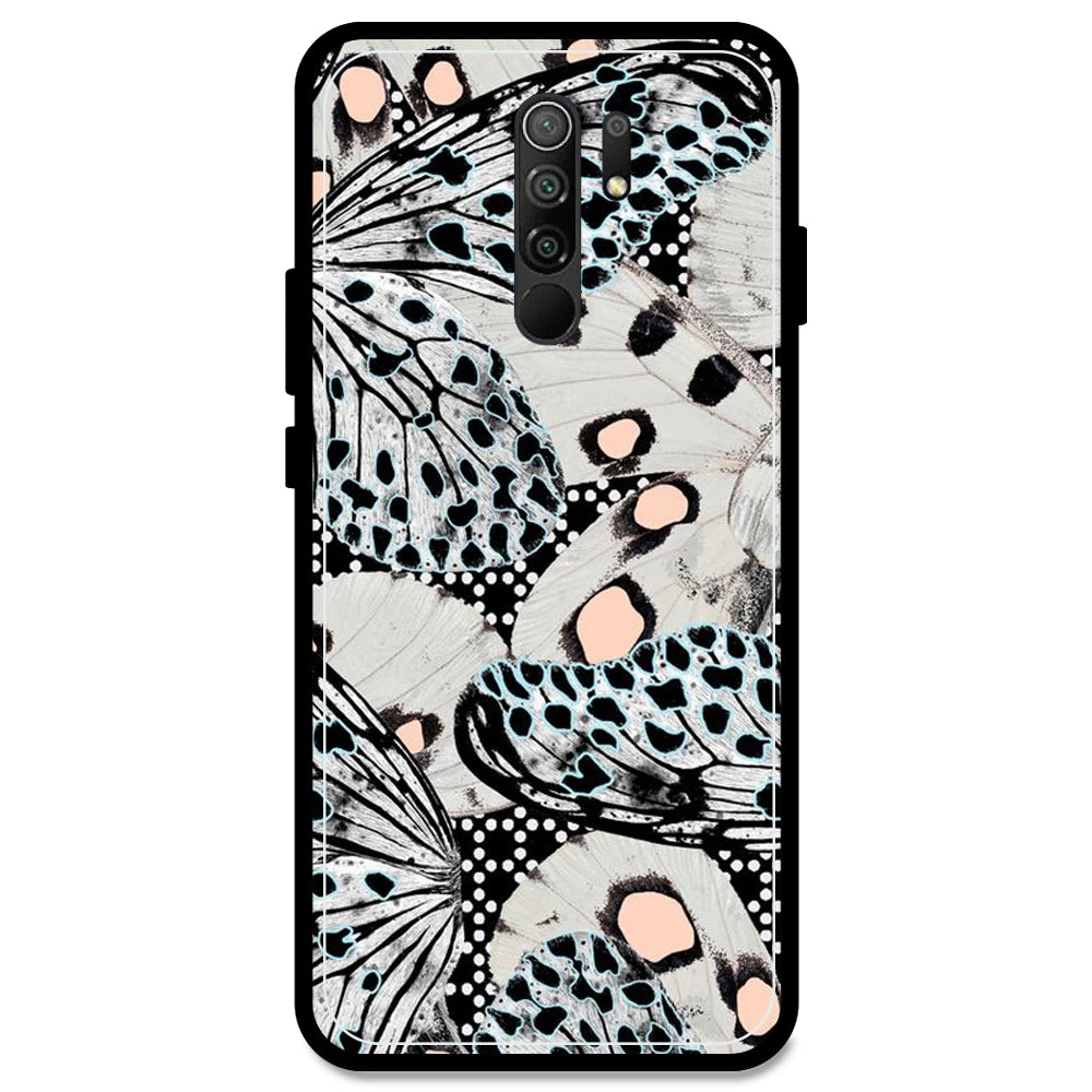 White Butterflies - Armor Case For Redmi Models Redmi Note 9 Prime