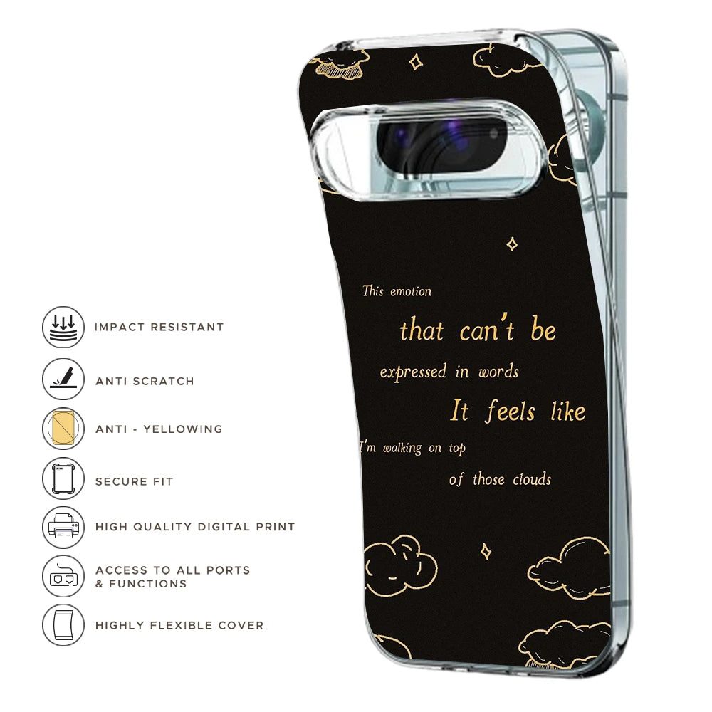 On Top Of Those Clouds - Printed Silicone Case For Google Pixel Infographic