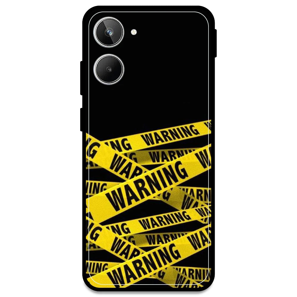 Warning - Armor Case For Realme Models Realme 10 Pro