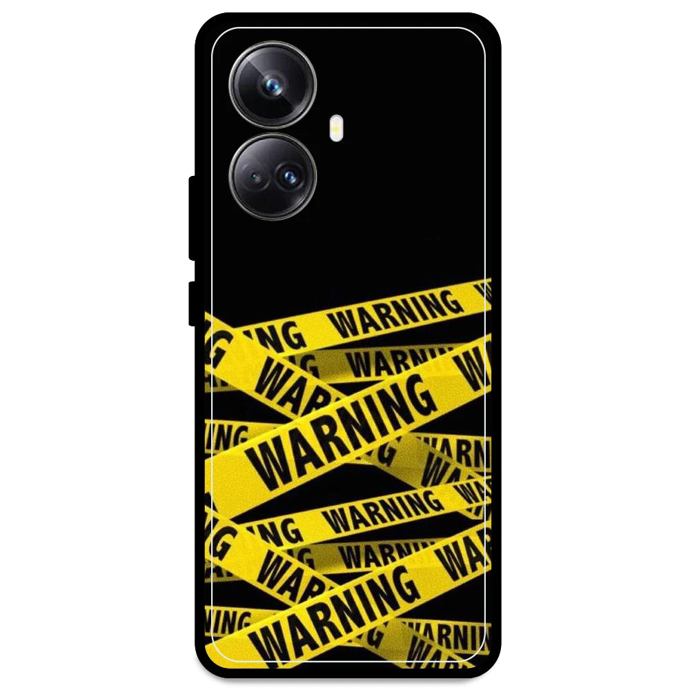 Warning - Armor Case For Realme Models Realme 10 Pro Plus