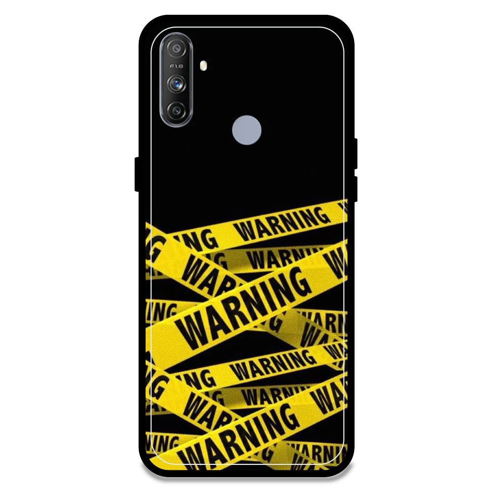 Warning - Armor Case For Realme Models Realme Narzo 10A