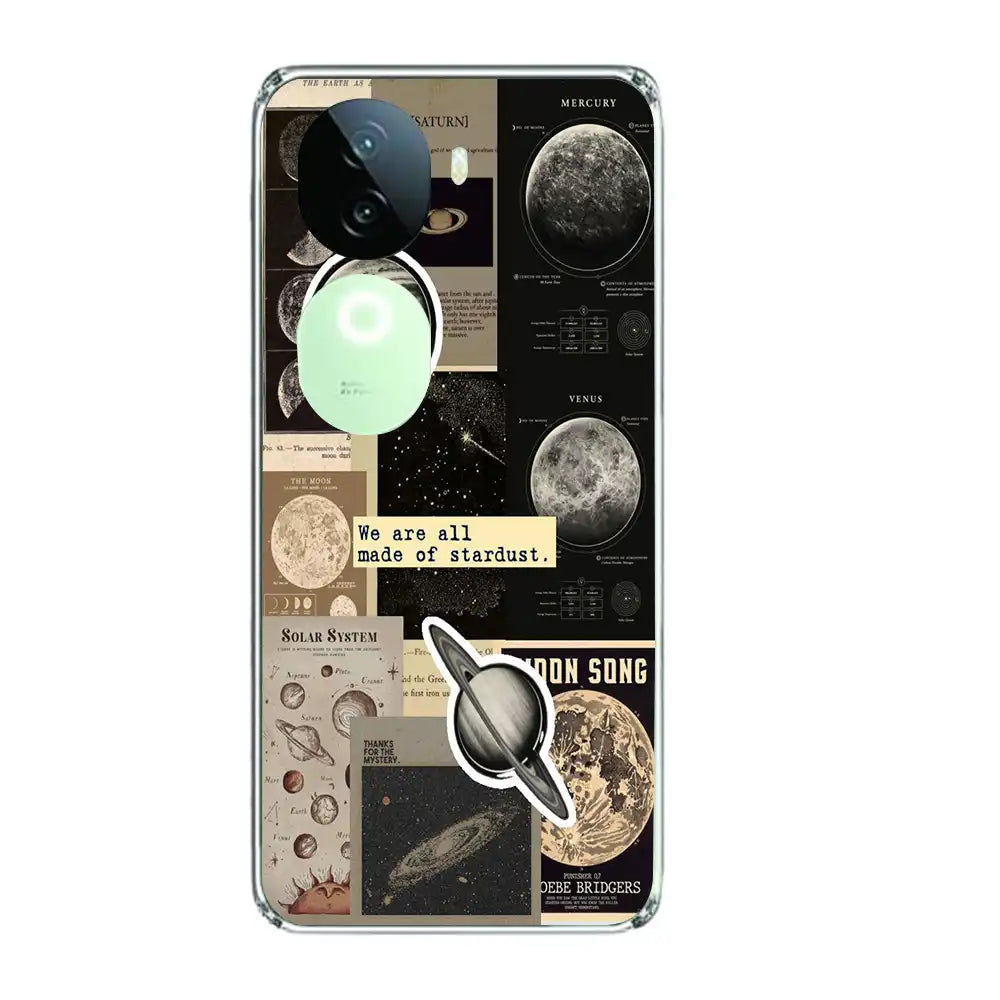 Planets - Printed Silicone Case For IQOO Infographic