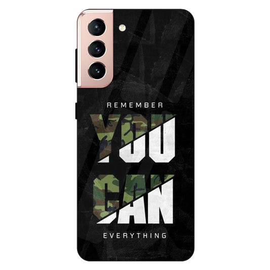 You Can Do Everything - Glass Case For Samsung Models