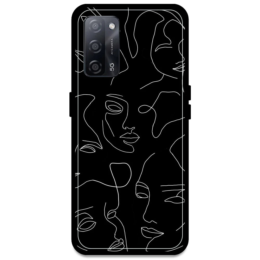 Two Faced - Armor Case For Oppo Models Oppo A53s 5G