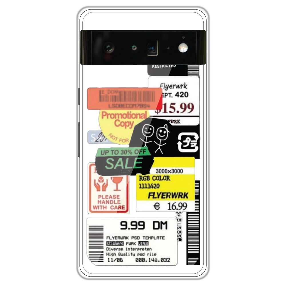 Sales - Clear Printed Case For Google Models Google pixel 6 Pro