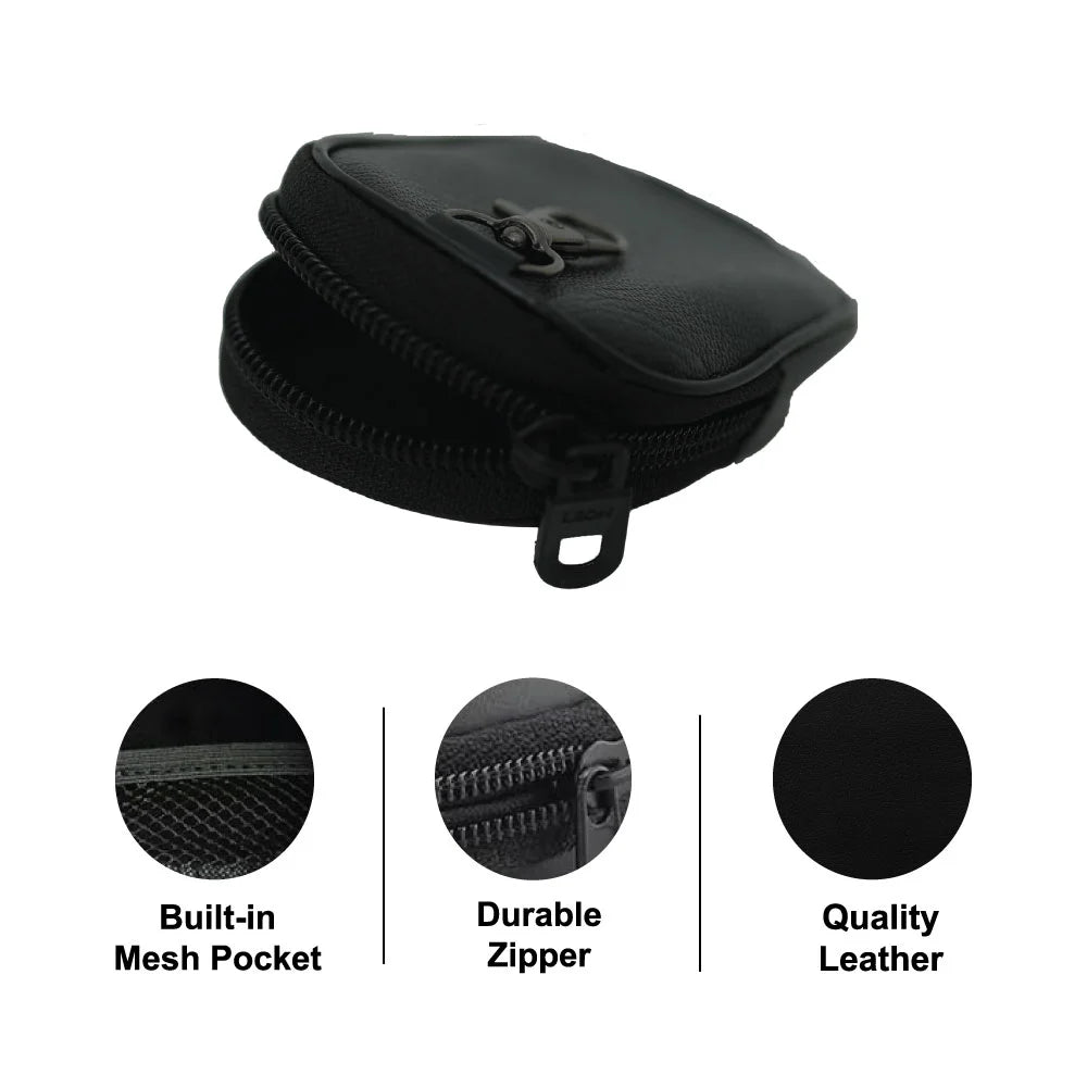Black Leather - EarPods Pouches