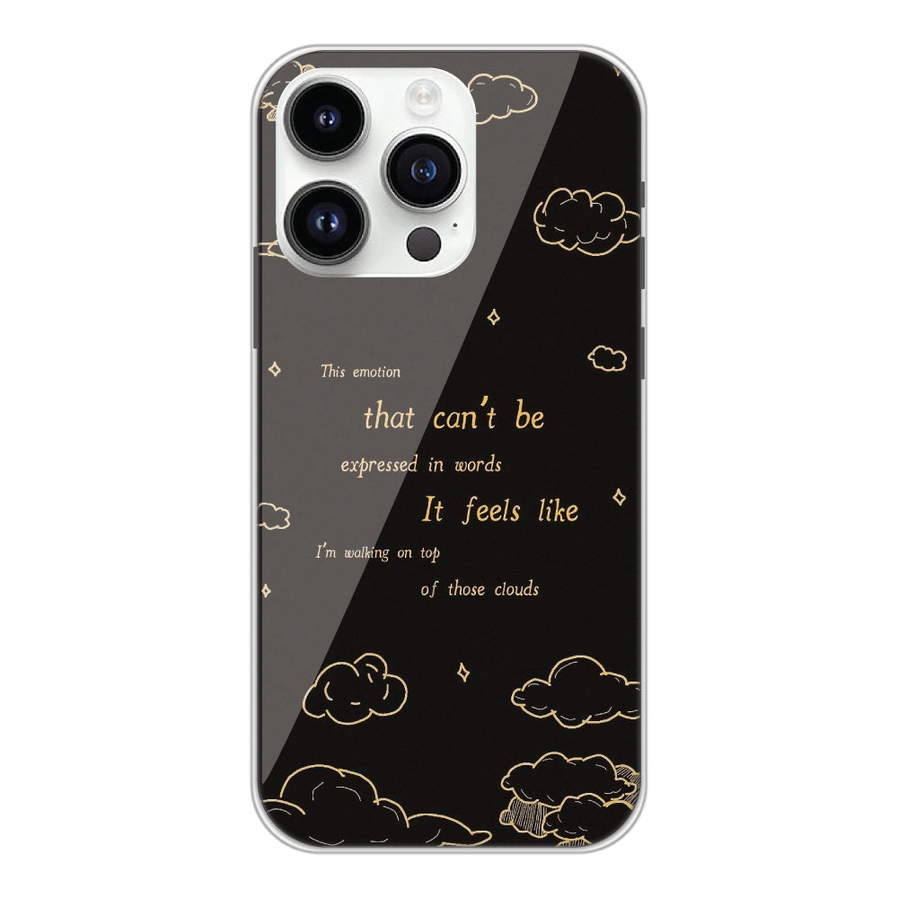 On Top Of Those Clouds - Printed Silicone Case For Apple iPhone 14 Pro
