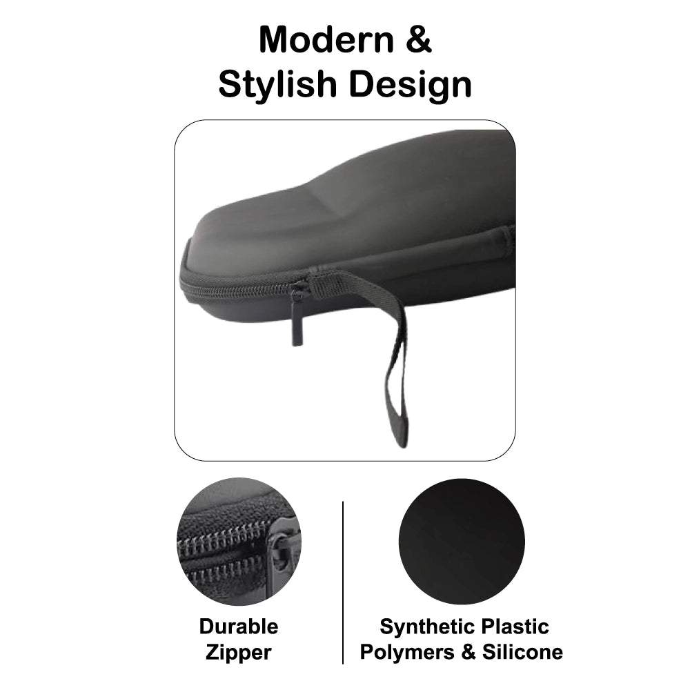Premium Hard Shell Protective Headphone Case – Travel Carrying Pouch Infographic