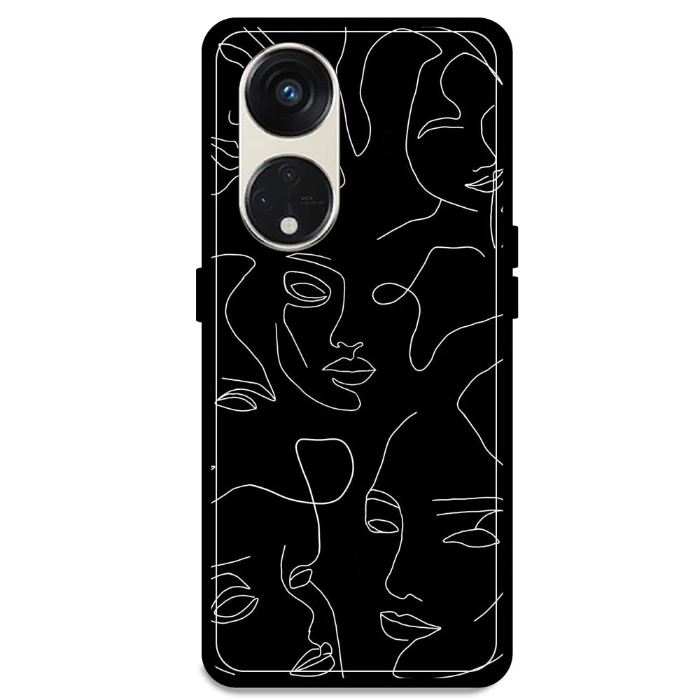 Two Faced - Armor Case For Oppo Models Oppo Reno 8T 5G