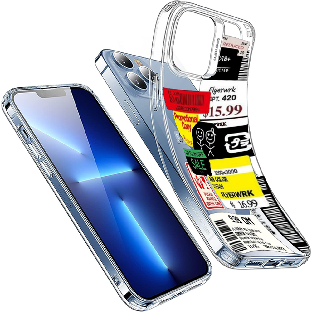 Sales - Clear Printed Case For iPhone Models Infographic